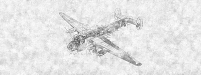 Фотообои DRAWING PLANE 3, INDUSTRY, Factura